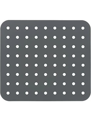 MarkEntegra Kare Cam Gri Lavabo Matı, Ekstra Güçlü Tasarım