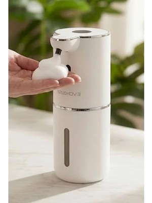 MarkEntegra Dijital LED Ekranlı Otomatik Köpük Sabunluk - Şarjlı ve Duvara Monte Modeli