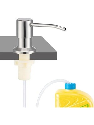 MarkEntegra Paslanmaz Çelik Sabunluk, Tezgah Üstü Kullanım Için Uygun