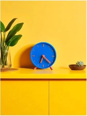 MarkEntegra Mavi Dekoratif Masa Saati, Şık Tasarım