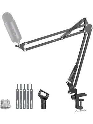 MarkEntegra Yükseltilmiş Mikrofon Kolu Standı