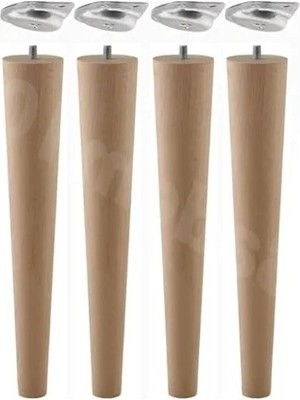 MarkEntegra 35 cm Yükseklikte 4'lü Ahşap Masa Ayak Seti ile Modern Zigon Sehpa Tasarımı