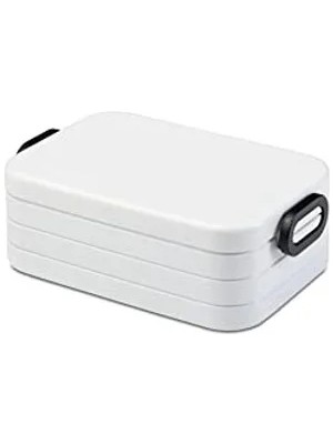 MarkEntegra 900 ml Bölmeli Yemek Kutusu, Bulaşık Makinesinde Yıkanabilir, Beyaz