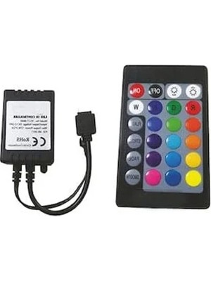 MarkEntegra Bluetooth Kontrollü Rgb Şerit LED Kontrol Cihazı, 10 Metre