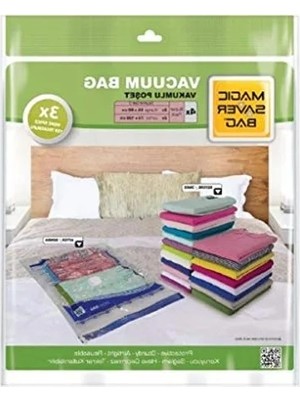 MarkEntegra 2 Adet Vakumlu Poşet Seti, Uzun Süreli Saklama Için