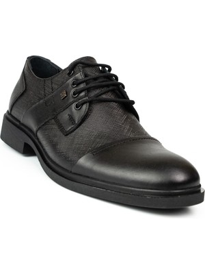 Nobel 1024 - 1 Siyah Deri Klasik Erkek Ayakkabı