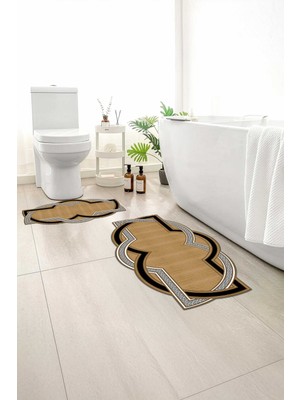 PremiumPort Yumuşak ve Kaymaz Banyo Paspası 60X100 ve 50X60, Yıkanabilir