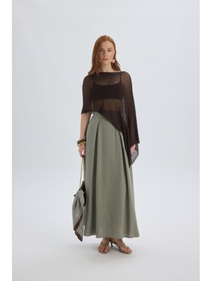 Mai Mombasa Pile Detay Haki Etek