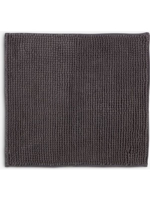 PremiumPort Yumuşak ve Konforlu Banyo Paspası, 45X50 cm Gri Renk