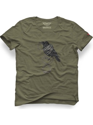 Tarrzzcom Unisex Tasarım Tshirt The Crow Baskılı Tişört