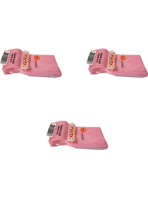 Omeyva Plastik Çatal Pembe Renkli Lüx Parti Piknik Davet Doğum Günü Çatalı - 18 Cm. - 25 Adetlik 3 Paket