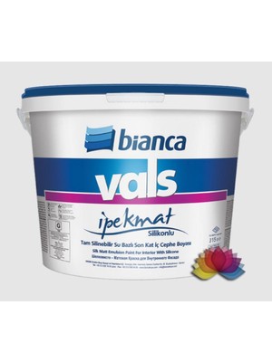 Bianca Vals Ipekmat Silikonlu Silinebilir Duvar Boyası - Parfümlü 2.5 Lt
