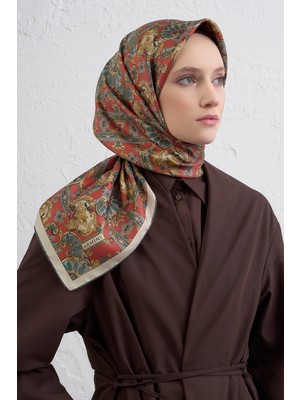 Armine Nostalji Serisi Sura Ipek Eşarp 9416DS