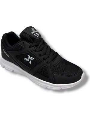 Luttoon 251-26 Anorak Deri Anatomik Sneaker Siyah Beyaz 36-39