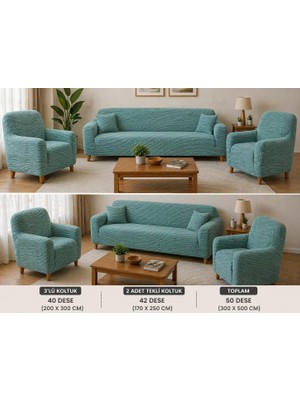 Bella Home Çekyat Strech Su Yolu Koltuk Örtüsü