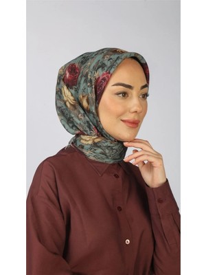 Lo'cella Pamuklu Soft Eşarp 4560-13 Mint Yeşili