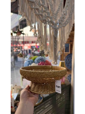 MİEN Mien 28 cm Ayaklı Çok Amaçlı Sepet(Meyvelik, Ekmek Sepeti Vs.)