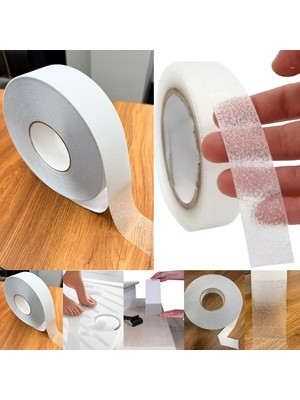 Şeffaf Havuz Banyo Küvet Iç Mekan Merdiven Kaydırmaz Kaymaz Bant 25MM x 25MT