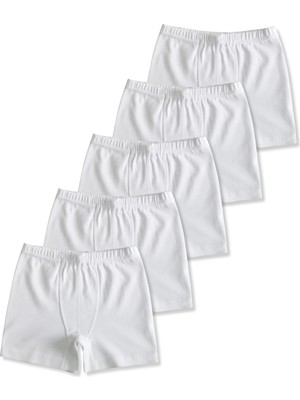 Panfilia %95 Pamuklu Erkek Çocuk Likralı Penye Boxer 5'li Set / Külot / Iç Çamaşır