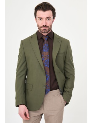 MCR Düz Slim Fit Mono Yaka Erkek Ceket