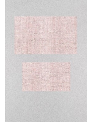 PremiumPort Modern Dijital Baskılı Banyo Halısı, Çiftli Set 100X60+60X50 cm