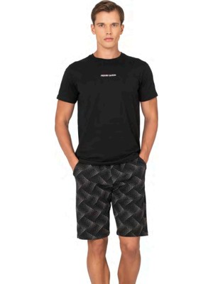 Pierre Cardin 6137 Erkek Şort Pijama Takımı