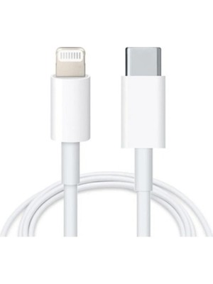 Apple Orijinal Lightning Şarj Kablosu 20W iPhone 11 Uyumlu Type-C Bağlantı Özellikli Beyaz