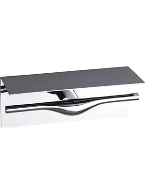 Vitra Istanbul A48016 Ikili Tuvalet Kağıtlığı, Etajerli, Krom