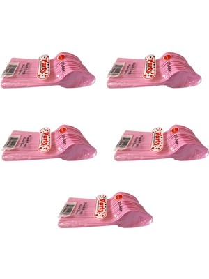 Omeyva Plastik Lüx Pembe Renk Kaşık - Parti Davet Piknik Çorba Yemek Kaşığı - 18 Cm. - 25'li 5 Paket