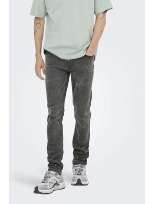 Only & Sons Onsloom Slim 4377 Ey Box Jeans Erkek Kot Pantolon Gri (22034377)