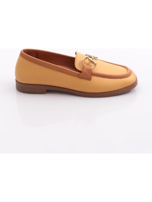 Dgn 07-1 Kadin Aksesuarli Loafer Ayakkabi