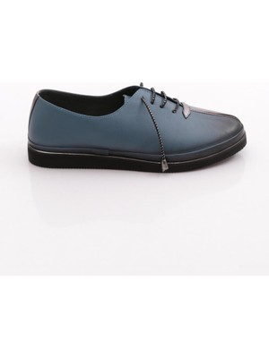 Dgn 095 Kadin Kalin Taban Bağcikli Comfort Ayakkabi