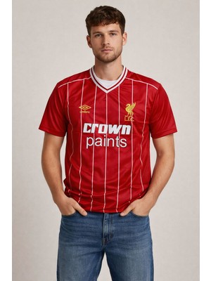 Ceka Kırmızı Retro Futbol Forma 9 Numara Baskılı Nostaljik Taraftar Tişörtü Unisex