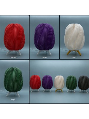 OEM Modern Tasarım 3D Baskı Dekoratif Abaju