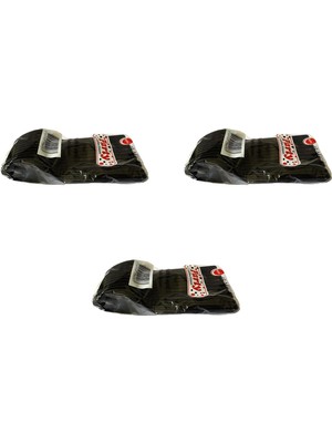 Omeyva Plastik Lüx Siyah Renk Kaşık - Parti Davet Piknik Çorba Yemek Kaşığı - 18 Cm. - 25'li 3 Paket