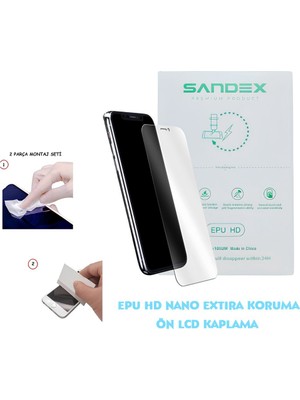 Vivo X200 PRO Uyumlu NANO Ekran Koruyucu Esnek ULTRA İnce - SANDEX - EPU HD