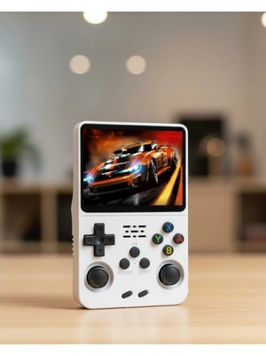 Retro El Oyun Konsolu Hızlı Şarj ve Yüksek Performanslı 2 Kollu Alp Yeşili Sistem