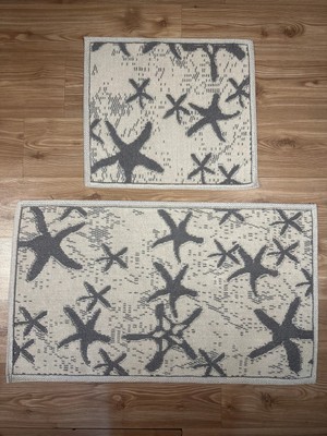 PremiumPort Deniz Yıldızı Desenli Ikili Klozet Takımı, 60X100 Cm, Modern ve Şık Tasarım