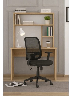 258 MoLife Labimo Kitaplıklı Çalışma Masası - Çam