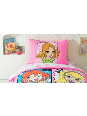 Taç Zorluteks Out Winx Desenli % 100 Pamuk Kumaş 2 Adet Yastık Kılıfı 50X70 cm