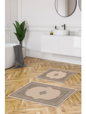 PremiumPort Kaymaz Taban Dijital Banyo Takımı Alanur Trend Vizon, Şık ve Güvenli