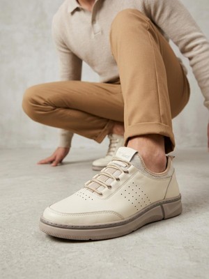 Marcomen 23034 Erkek Hakiki Deri Streç Casual Ayakkabı