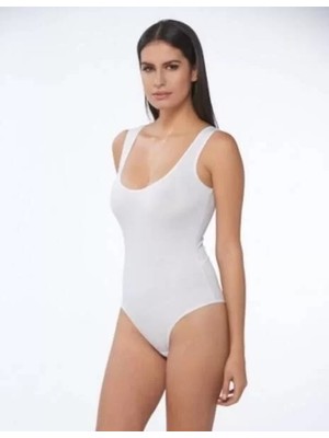 Modenya 9252 Kadın Kalın Askılı Çıtçıtlı Atlet