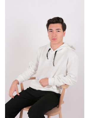 Five Pocket FP24B2124 Erkek Kapşonlu Kanguru Cepli Sweatshirt