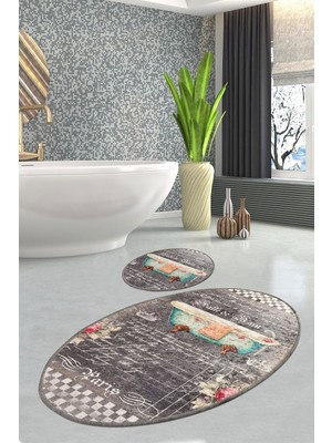 PremiumPort Yumuşak ve Şık 2'li Banyo Halısı Seti, Konfor ve Tarzınızı Tamamlar