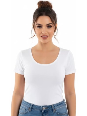 Modenya Dorya Açık Yaka Kısa Kol Atlet 1076