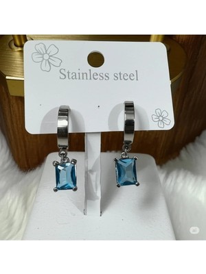 Famemus Accessory Çelik Silver Küpe