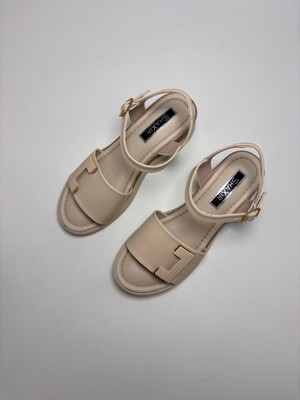 Shaxir Shaxır 2422 Krem Zenne Sandalet