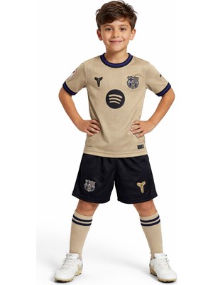 Ceka Çocuk Bej Futbol Forma Takım Şortlu Spor Kombin Rahat Kalıp