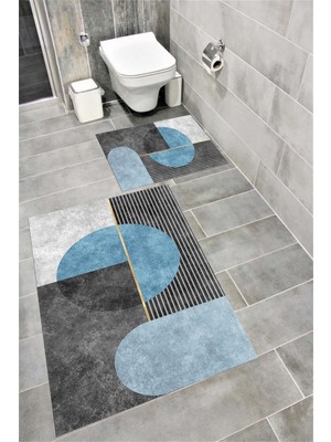 PremiumPort Yıkanabilir Kaymaz Dot Tabanlı Banyo Paspası, Konfor ve Güvenlik Için Idealdir